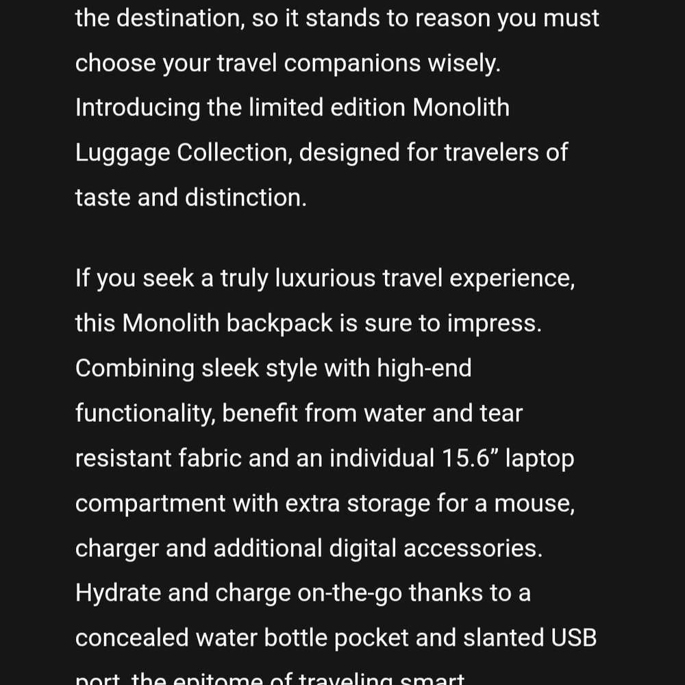 MONOLITH Backpack - Picture 3 of 12